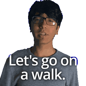 Walking Stepping Sticker