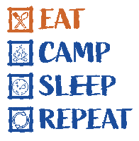 Sleep Eat Sticker by UT Tyler