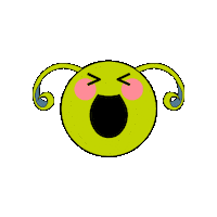 cyberWear happy laughing emoji blush Sticker