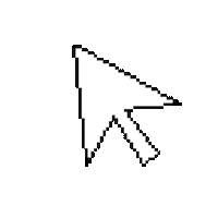 Pixel Click Sticker