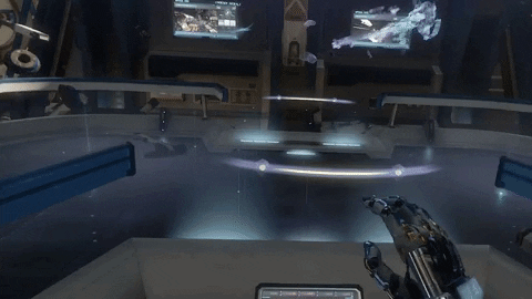 EchoGames giphyupload gaming space vr GIF