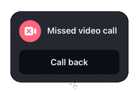 Videochat Callback Sticker