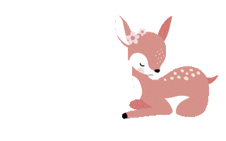 Sweet Deer Sticker by Tutete