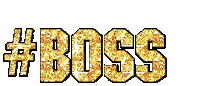 Boss Sparkle Sticker by PARRISLONDON