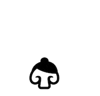 Sticker by kyriakides mushroom