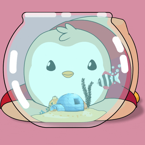Fish Tank Waiting GIF by Pudgy Penguins