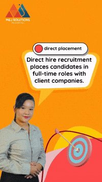 Hiring Human Resources GIF by M and J Solutions Provider Inc.