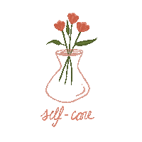 Love Myself Flowers Sticker