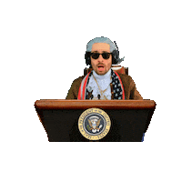 The Box President Sticker