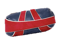Embellishedtruth british clutch capsule union jack Sticker
