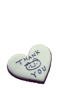 Heart Thank You Sticker