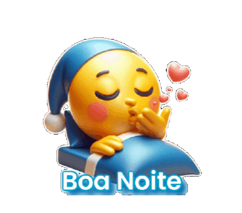 Boa Noite Emoji Sticker by Atelier das Arteiras