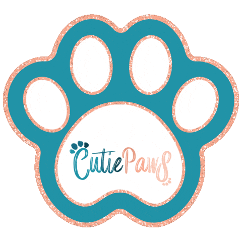 cutiepaws giphyupload glitter atlanta print Sticker
