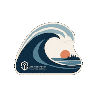 Lake Michigan Sticker by AnchorPointVaca