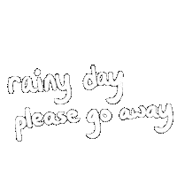 Rain 下雨 Sticker
