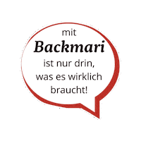backmari gut glutenfree mari clean eating Sticker