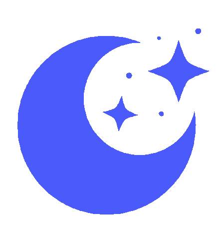 Stars Night Sticker