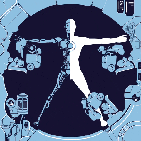 danielescali giphyupload art future cyborg GIF