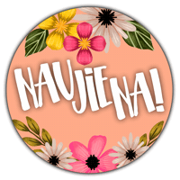 Naujiena Nauja Sticker by aromama