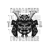 Bjj Samurai Sticker by TopBrother