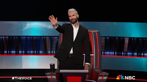 Adam Levine Goodbye GIF by The Voice