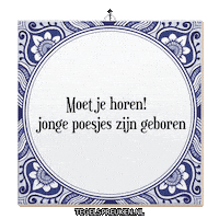 Troost Ontspanning Sticker by Tegelspreuken.nl