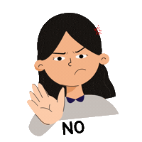 No Sticker by dialoguecomms