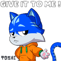 Give Me Waiting Sticker by Toshithecat