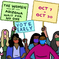 Vote Early Election 2020 Sticker by Creative Courage