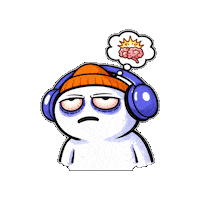 Tired Mood Sticker
