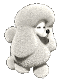 3D Poodle Sticker