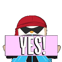 Say Yes Ok Sticker by Pudgy Penguins