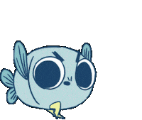 pongbong animation fish hide dragonball Sticker