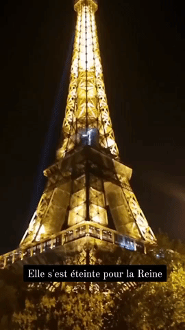 Eiffel Tower Goes Dark in Tribute to Queen Elizabeth II