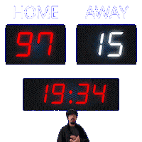 15 Away Sticker