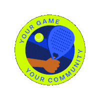 Playtomicdesign ball match padel playtomic Sticker