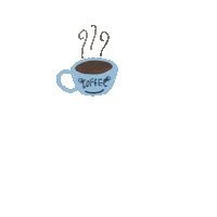 Good Morning Coffee Sticker