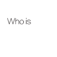 Text Whoisthat Sticker by kristinkorea