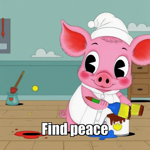 Peace Wisdom GIF by The Pigasso
