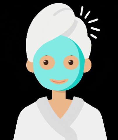 skinary giphygifmaker giphyattribution selfcare facemask GIF