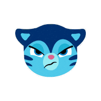 Angry Mad Sticker by Piñata Smashlings