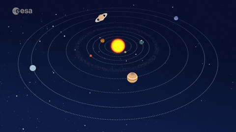 Cartoon Stars GIF by European Space Agency - ESA