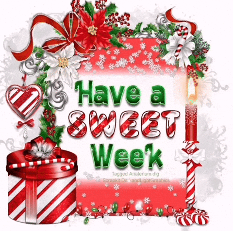 Christmas Greetings Happy New Week GIF