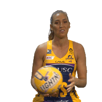 Netball Sclightning Sticker by Sunshine Coast Lightning
