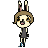 Rabbit うさぎ Sticker