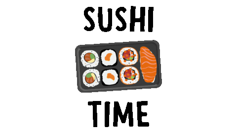Sushi Sticker by Patra Bene