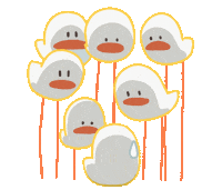 animation_unstop duck cheesyduck Sticker