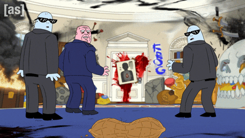 Bow Down White House GIF by Adult Swim