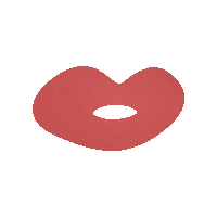Lips Kiss Sticker by Papier Patate