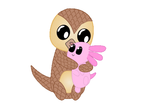 Happy Pink Sticker by Axol and Friends